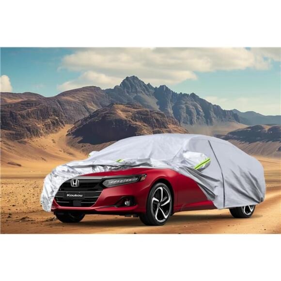 Full Exterior Covers 100% Waterproof, Universal Fit Toyota Camry Honda - Picture 7 of 8